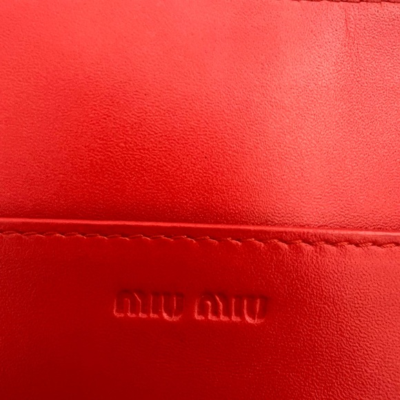 MIU MIU Croc Embossed Leather Long Wallet - Picture 14 of 15